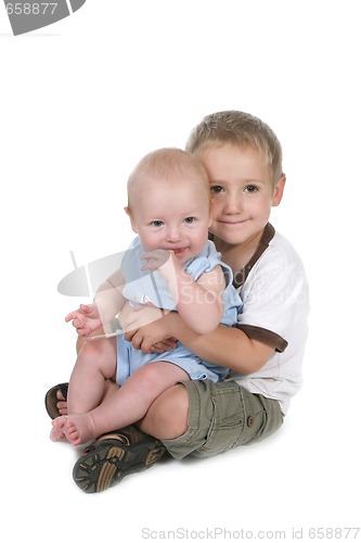 Image of Two Brothers Sitting Together