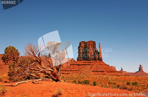 Image of Landscape of Monument Valley Navajo Nation
