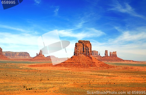 Image of Multiple Buttes of Monument Valley