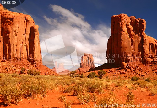 Image of Framed Landscape Image of Monument Valley