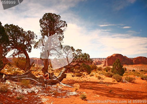 Image of High Dynamic Image of Monument Valley