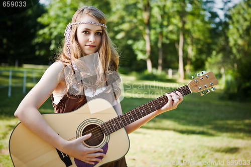 Image of Guitar girl