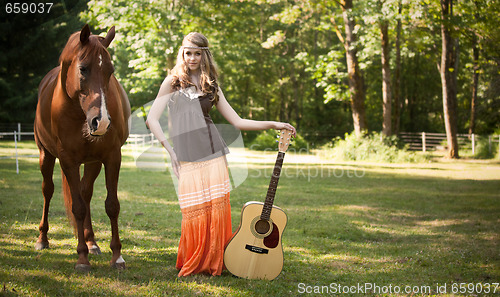 Image of Guitar girl