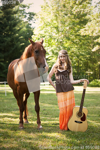 Image of Guitar girl