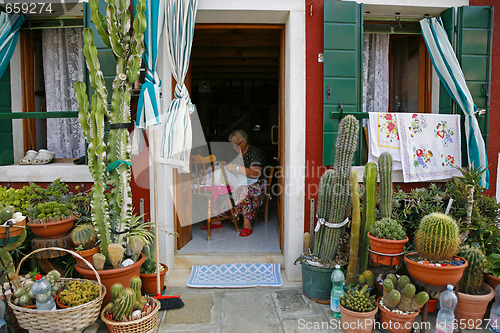 Image of Making lance Burano Venice