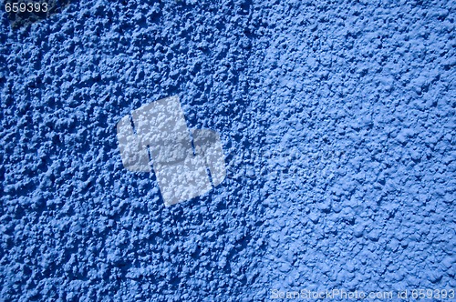 Image of blue wall