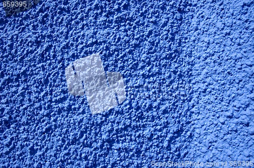 Image of blue wall
