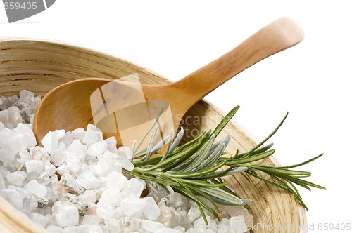 Image of rosemary bath. aromatherapy