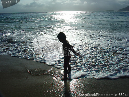 Image of Kid in silhouette