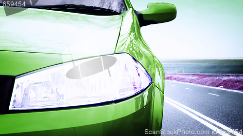 Image of Car on the road.