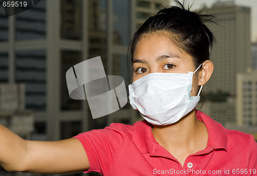 Image of face mask in bangkok