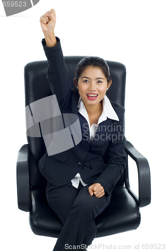 Image of successful asian business woman