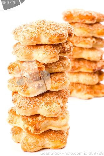 Image of two stacks of cookies