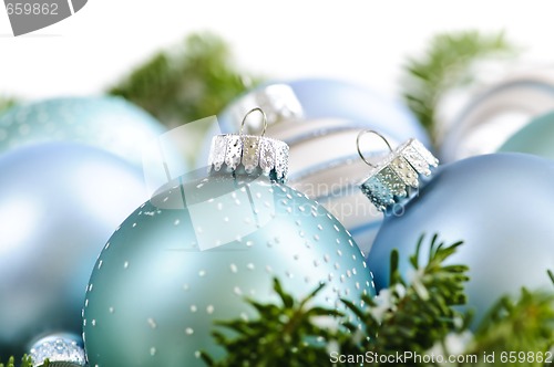 Image of Christmas ornaments
