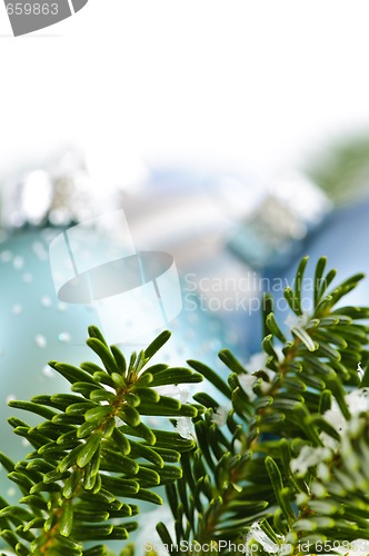 Image of Christmas ornaments