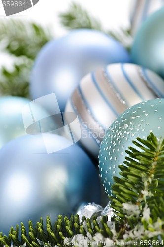 Image of Christmas ornaments