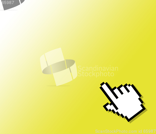 Image of hand cursor