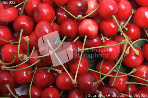 Image of cherries background