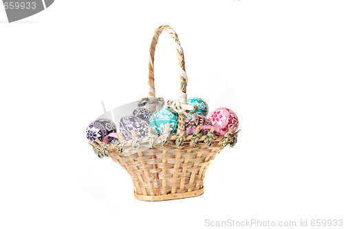 Image of easter eggs