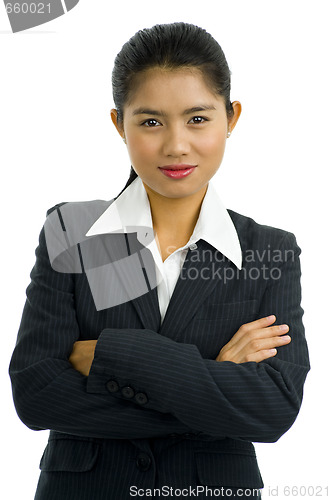 Image of portrait of a young business woman