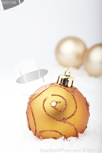 Image of Christmas baubles.