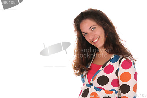 Image of beautiful young woman 