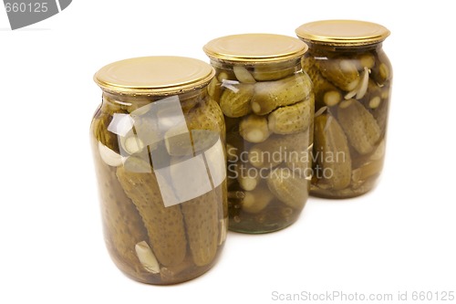 Image of Jars of pickles