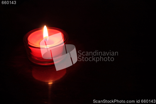 Image of Red candle