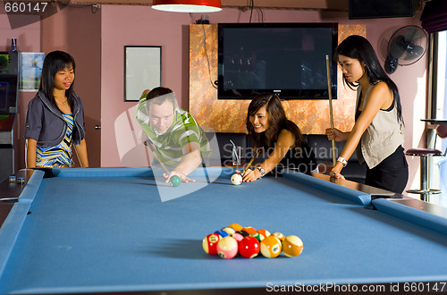 Image of man teaching pool