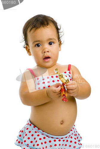 Image of girl in swimming suit