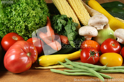 Image of Vegetables selection