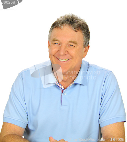 Image of Casual Man Sitting