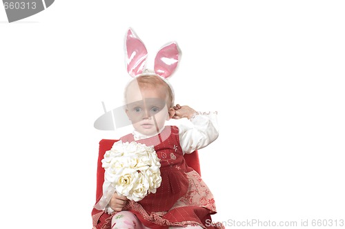 Image of Baby with hare ears
