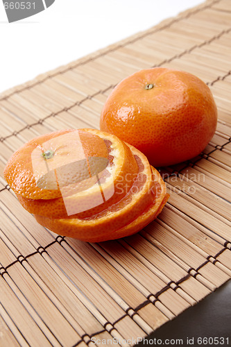 Image of Orange on napkins
