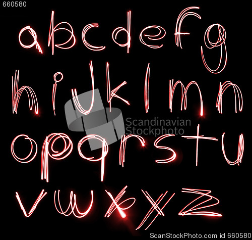 Image of Neon Alphabet set