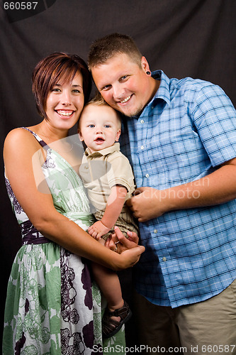 Image of Happy Young Family