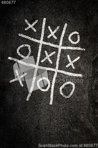 Image of Noughts and Crosses game