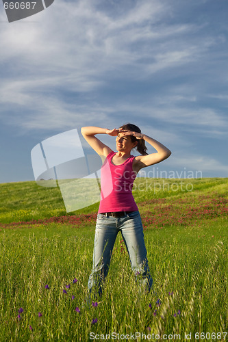 Image of Beautiful young woman