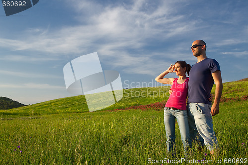 Image of Young beautiful couple