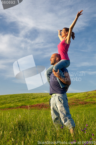 Image of Young couple in love