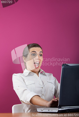 Image of Happy Businesswoman