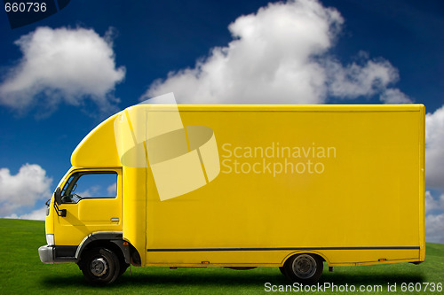 Image of Yellow truck