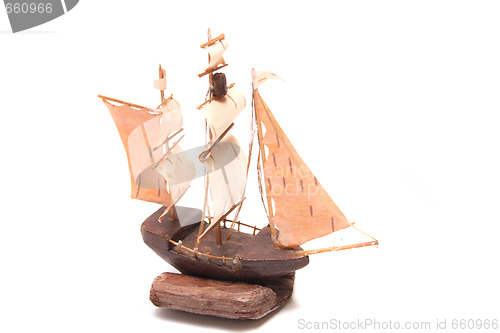 Image of model of ship 