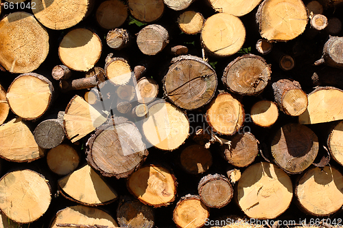 Image of Pile of lumber