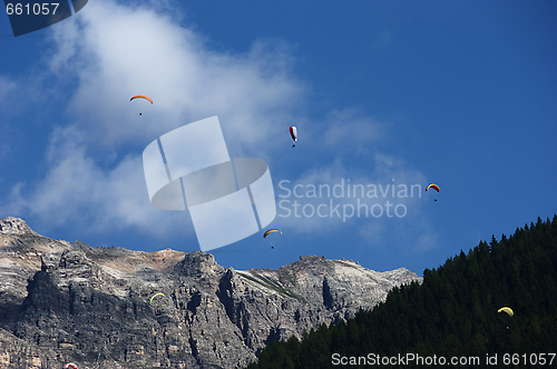 Image of Paragliding in the Alps