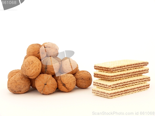 Image of Biscuits and walnuts