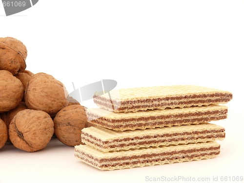 Image of Biscuits and walnuts