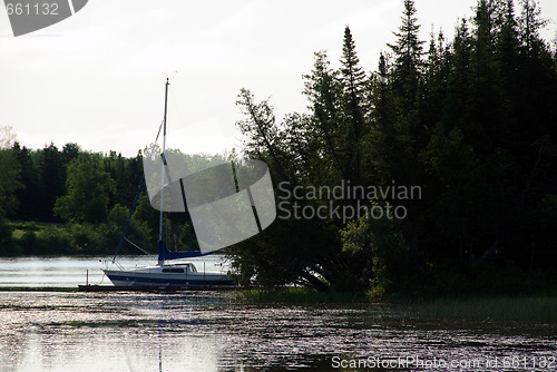 Image of Quiet River and Boat