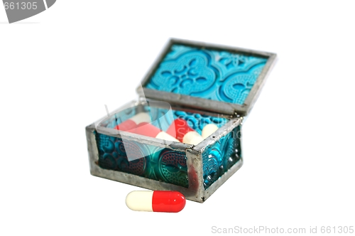 Image of Box full of pills