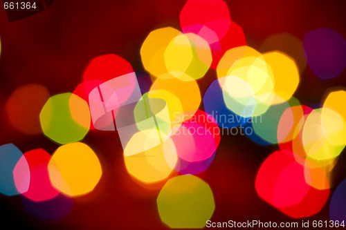 Image of Christmas Light Abstract